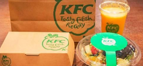 KFC都脫紅入綠了，輕食成了外賣老板們的又一片藍海？