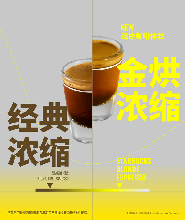 星巴克中國推出金烘濃縮，體驗全新咖啡之味